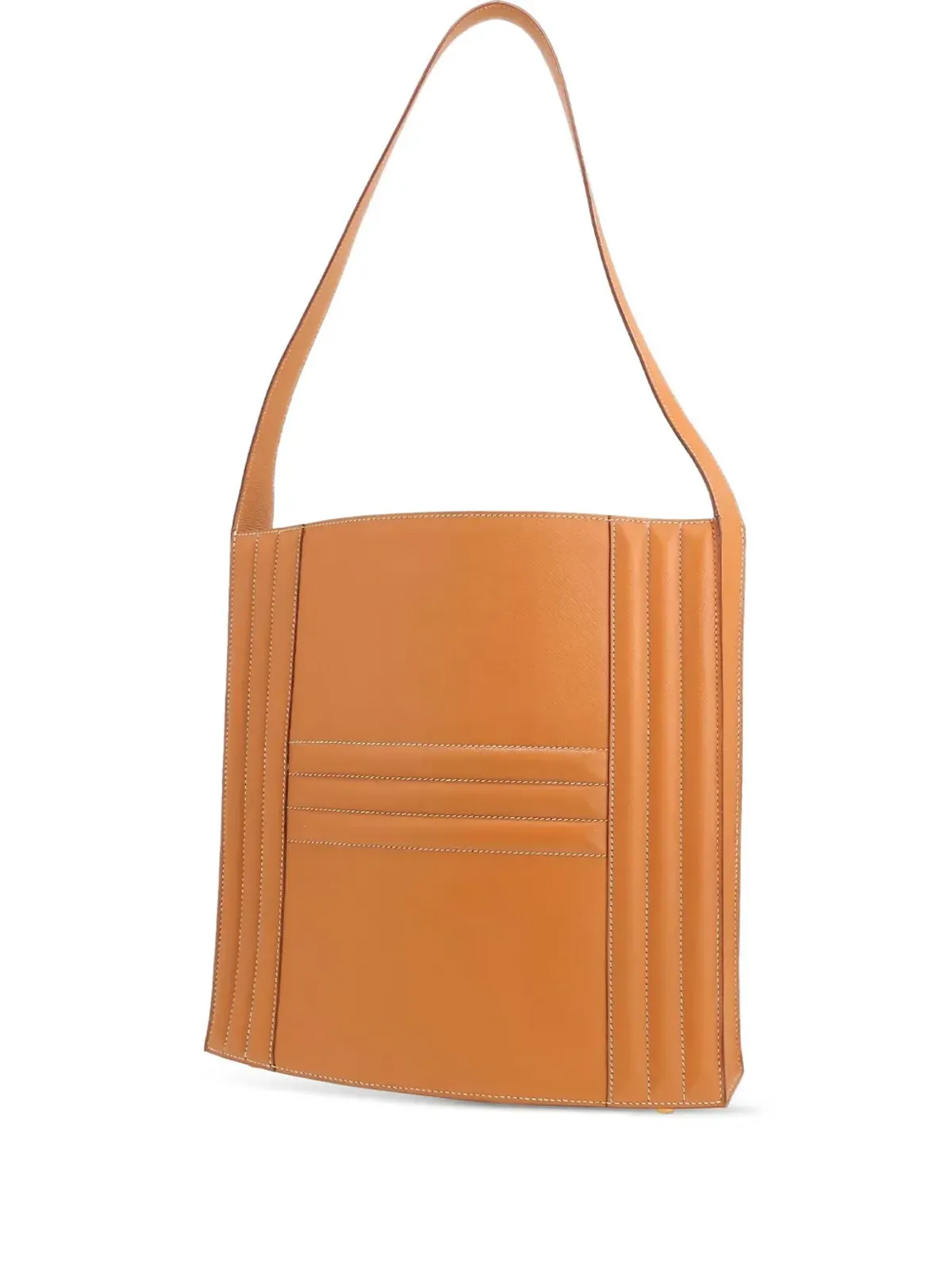 Hermès ビンテージ 1996年の Cadenas ショルダーバッグ - ブラウン - 画像1