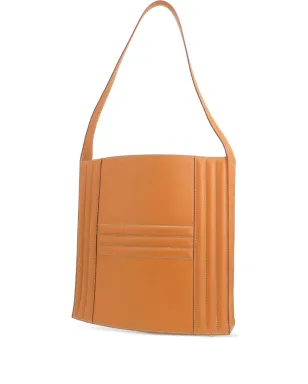 Hermès ビンテージ 1996年の Cadenas ショルダーバッグ - ブラウン - サムネイル1