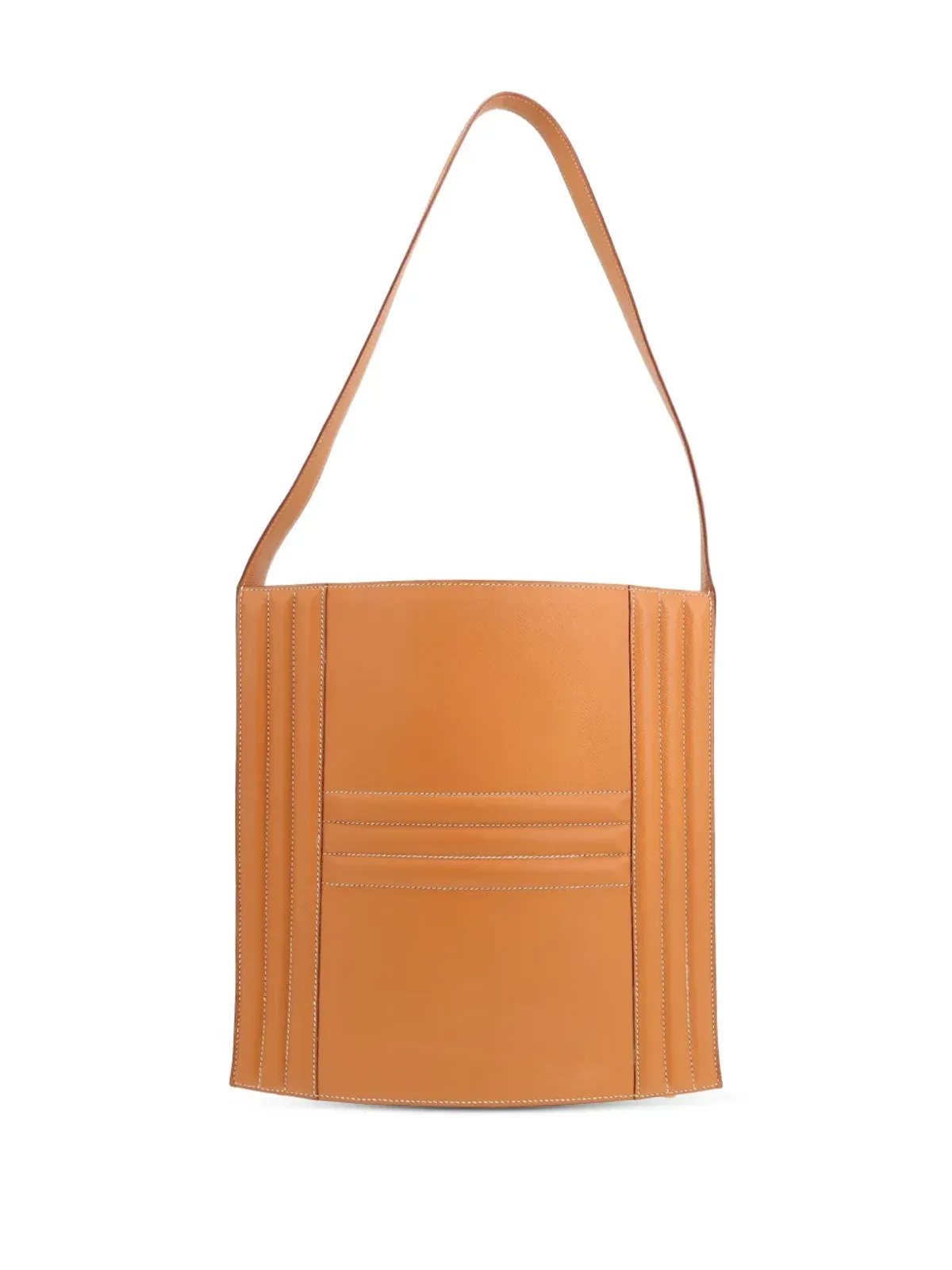 Hermès ビンテージ 1996年の Cadenas ショルダーバッグ - ブラウン - 画像2