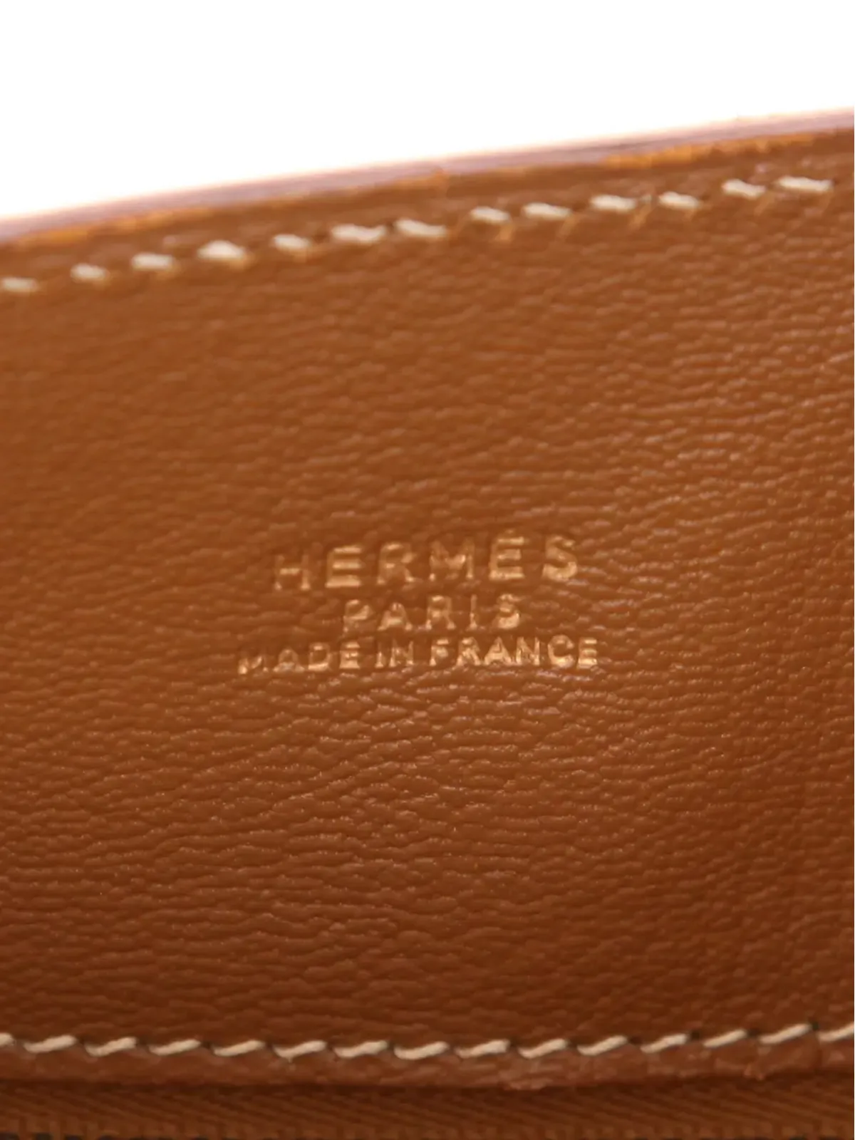 Hermès ビンテージ 1996年の Cadenas ショルダーバッグ - ブラウン - 画像3