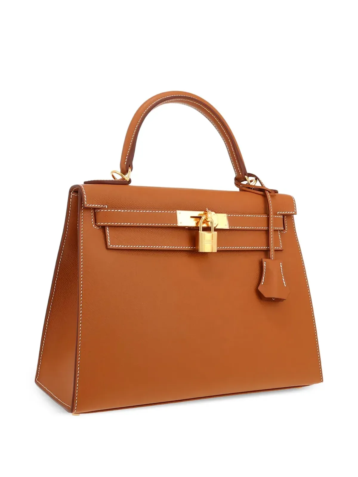 Hermès ビンテージ 2024 Kelly 28 ハンドバッグ ブラウン - 画像3