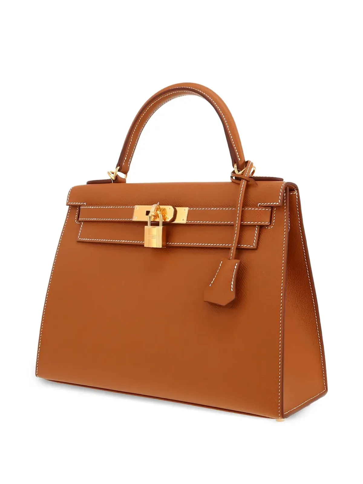 Hermès ビンテージ 2024 Kelly 28 ハンドバッグ ブラウン - 画像4