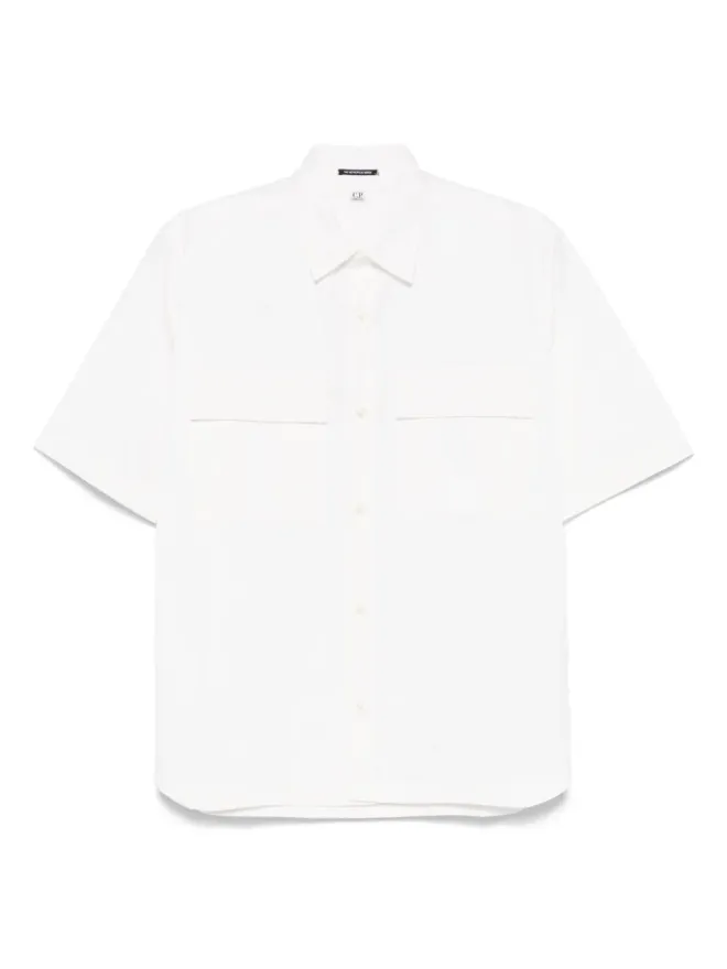 C.P. Company C.P. Company ギャバジン 半袖シャツ - ホワイトの商品画像