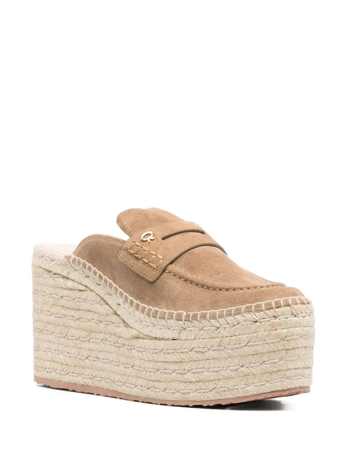 Gianvito Rossi マキシラ エスパドリーユ ミュール - 画像2
