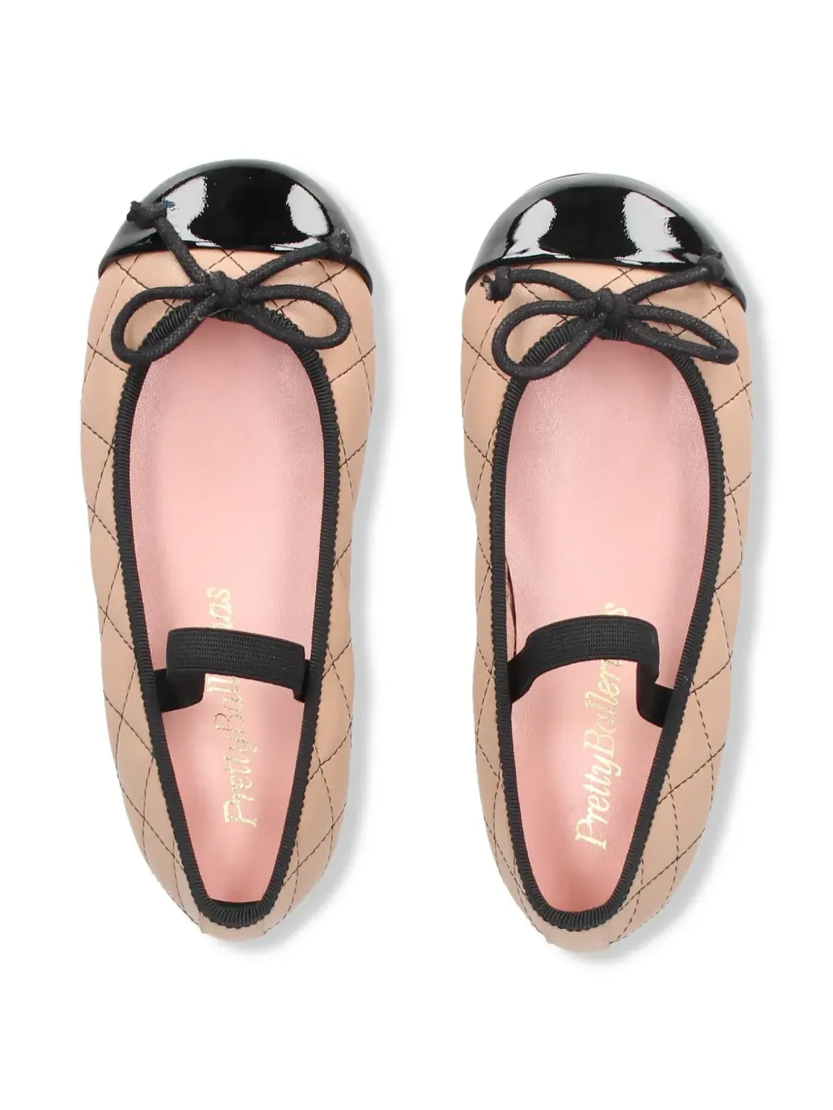 Pretty Ballerinas Kids ツートーン バレリーナシューズ - 画像4