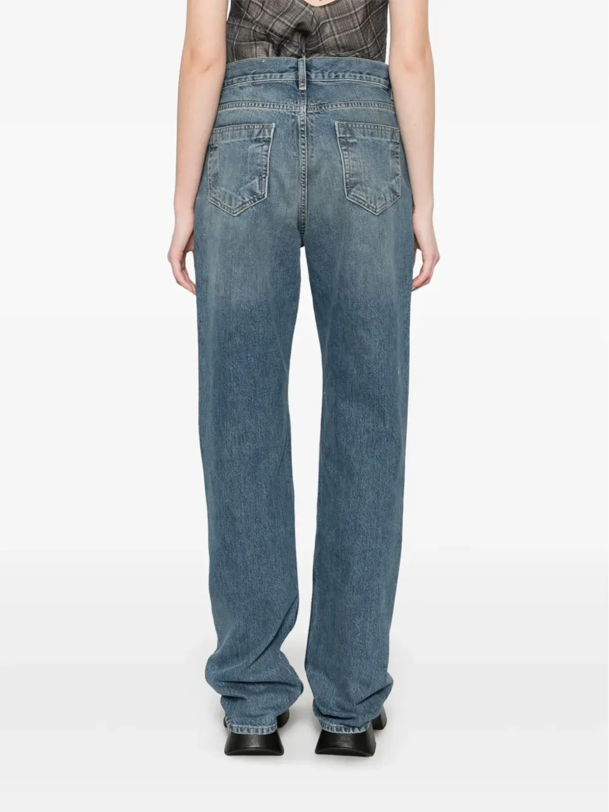 Rick Owens DRKSHDW Granbury ジーンズ - ブルー - 画像4