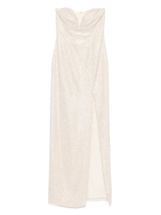 Roland Mouret Roland Mouret ダイヤモンドビジュ‑付きマキシドレスの商品画像