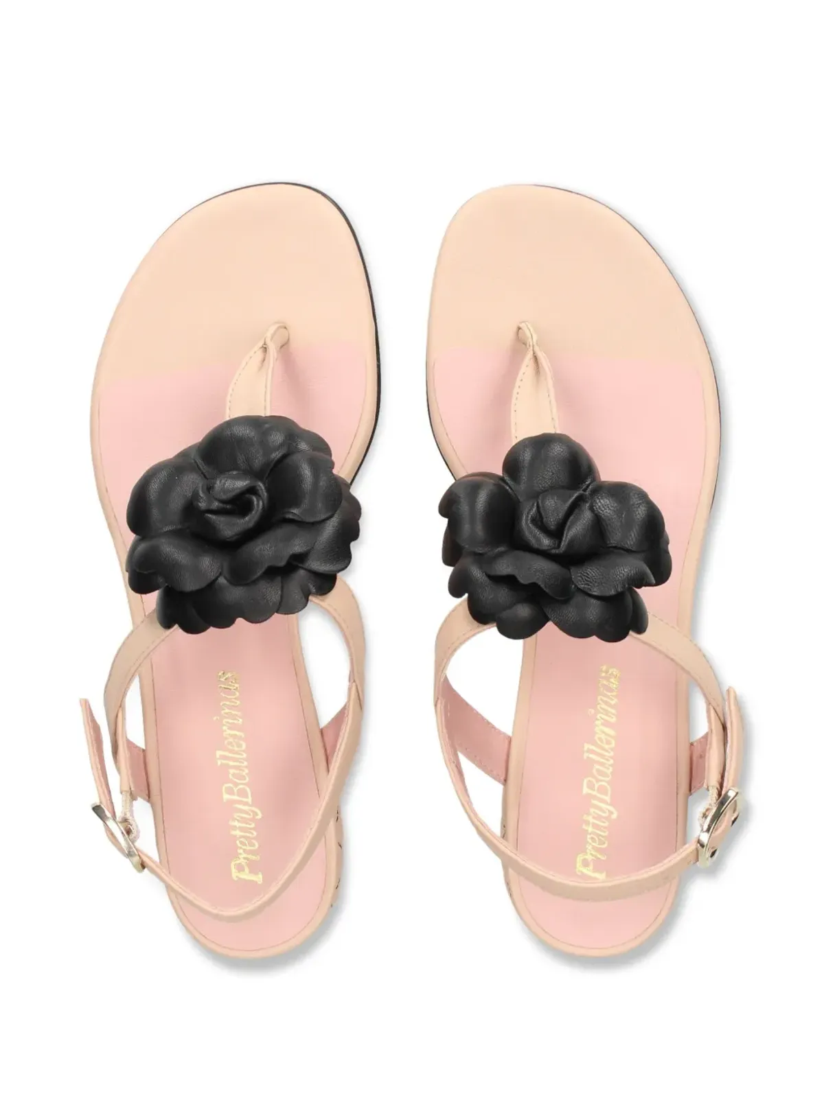 Pretty Ballerinas 花モチーフサンダル - 画像4
