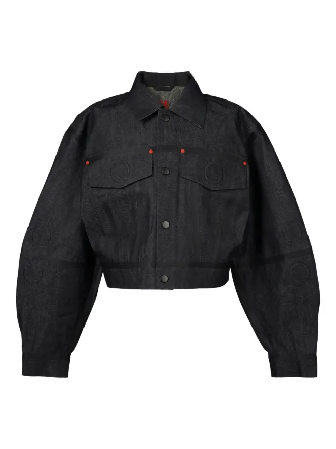 Walter Van Beirendonck Walter Van Beirendonck エンボス加工デニムジャケットの商品画像