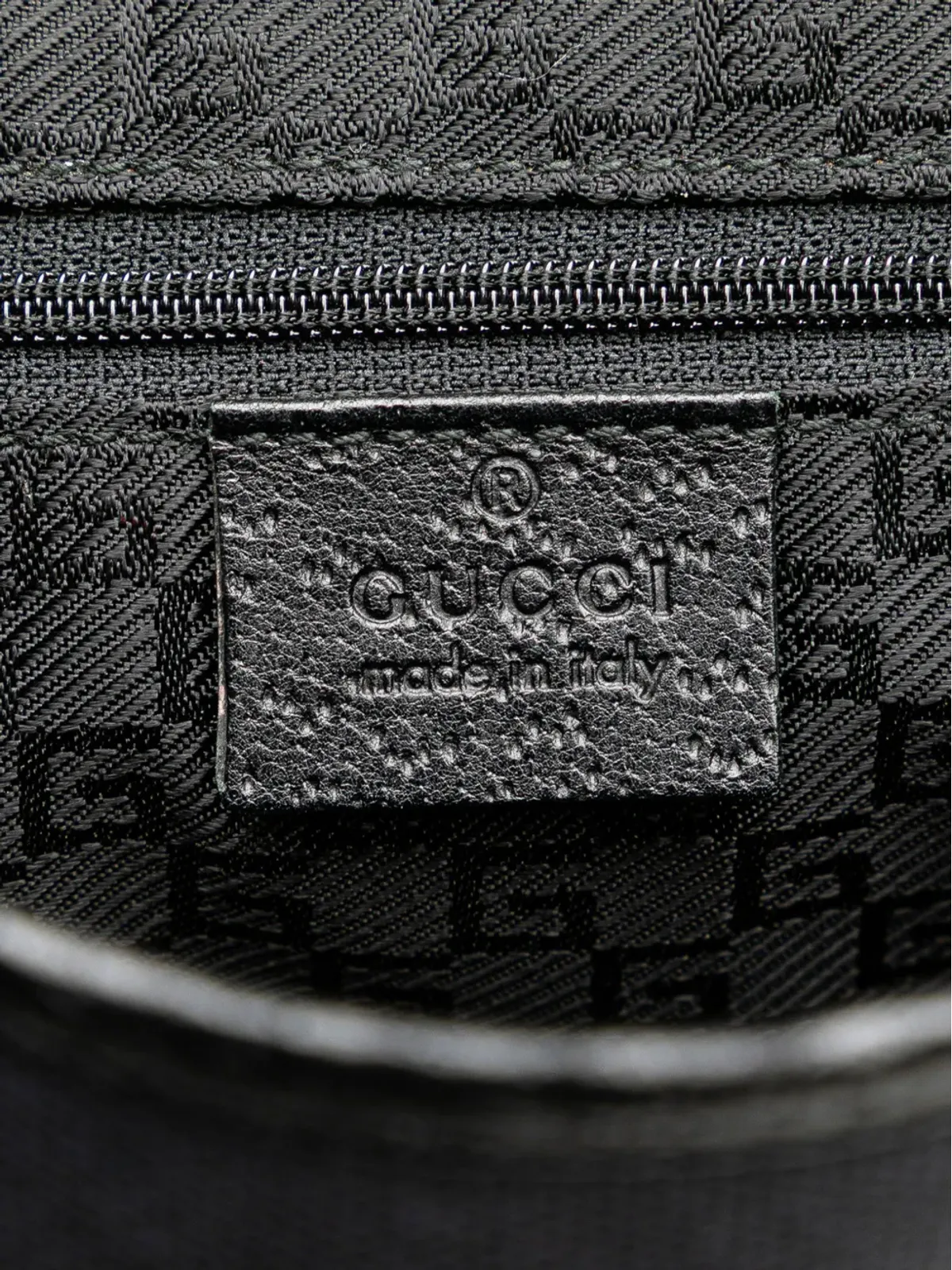 Gucci ビンテージ 2000-2015 キャンバス バンブー Jackie ホーボー バッグ - ブラック - 画像5