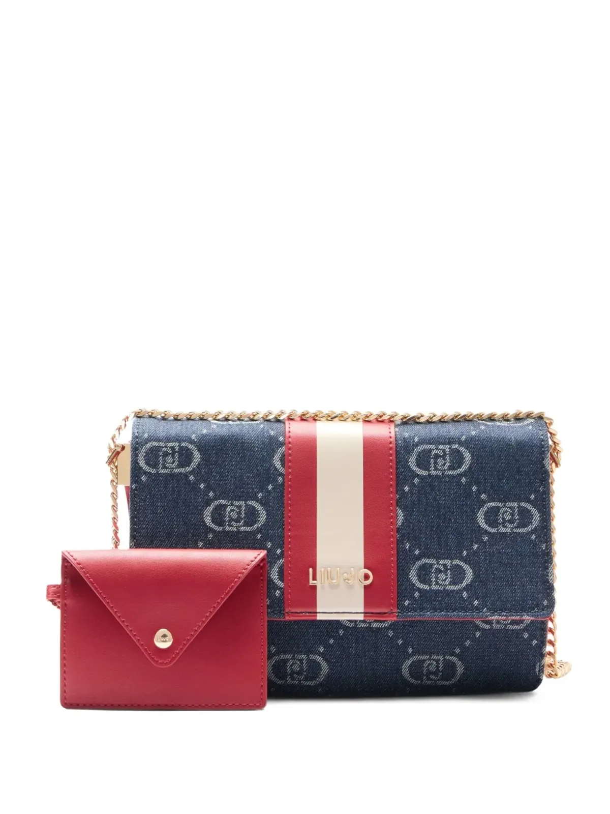 LIU JO ジャカード クロスボディバッグ - 画像1