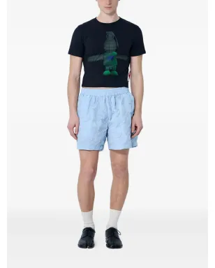 Walter Van Beirendonck キルテッドショーツ - ブルー - サムネイル2