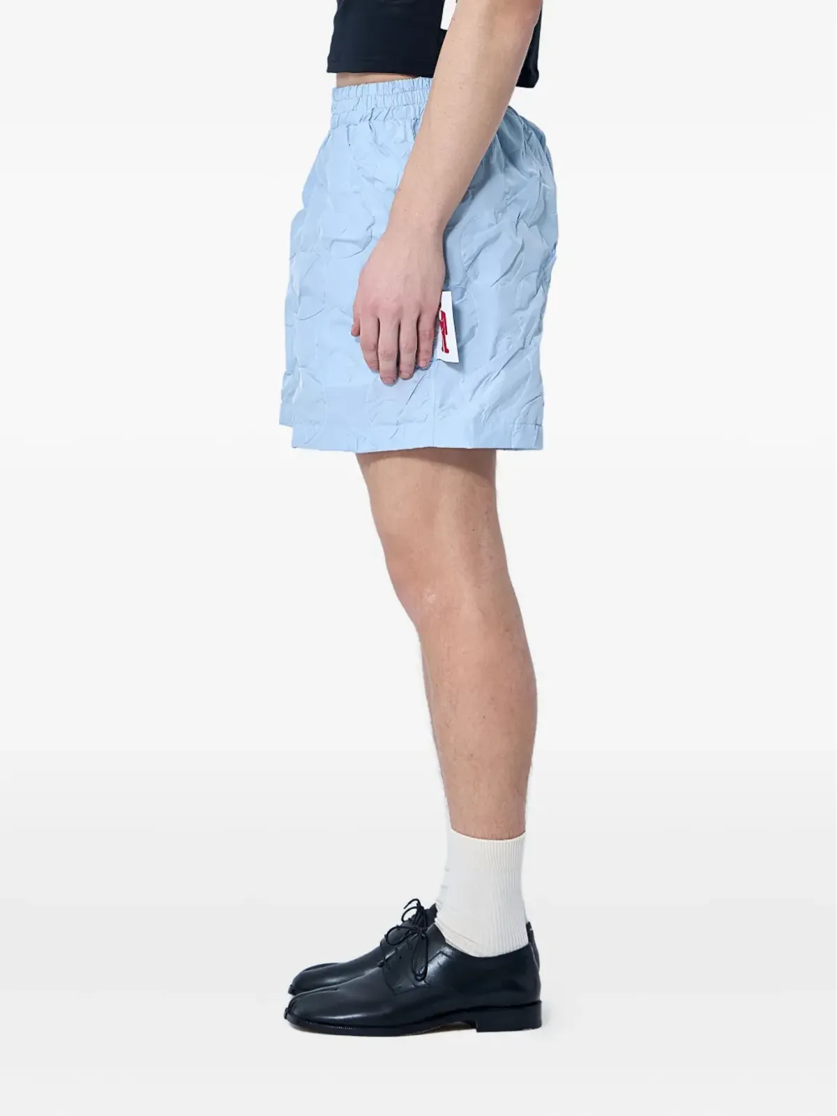 Walter Van Beirendonck キルテッドショーツ - ブルー - 画像3