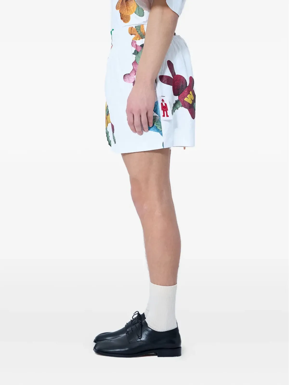 Walter Van Beirendonck テディベア柄ショーツ - 画像1