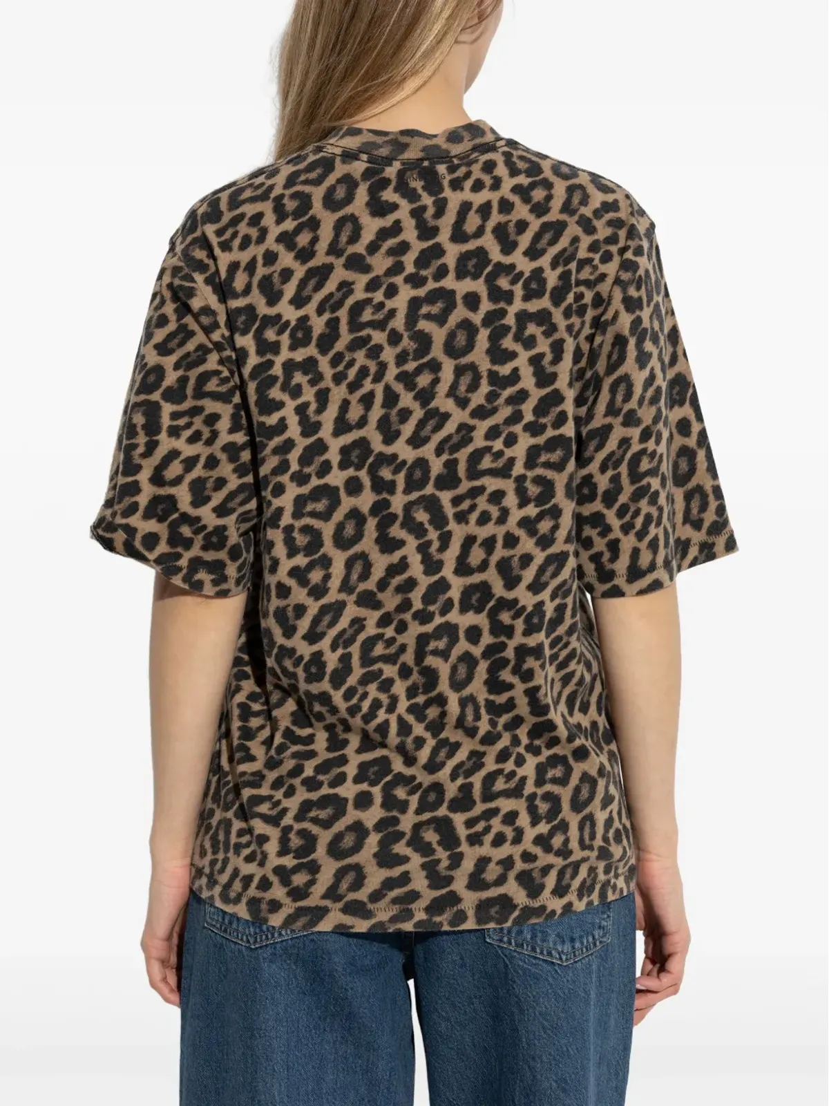 ANINE BING レオパード柄 Tシャツ - 画像4