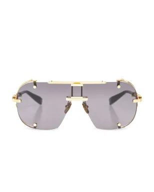 Balmain Eyewear ロゴ入りサングラス - サムネイル1