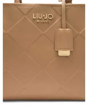 LIU JO ダイヤモンドパターン トートバッグ - ブラウン - サムネイル4