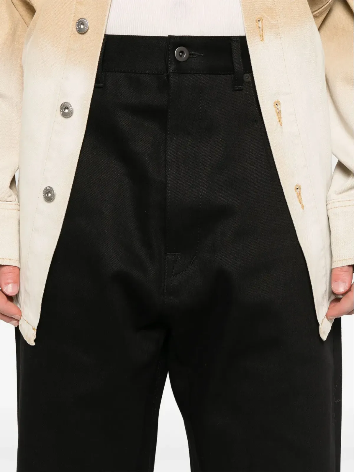 Rick Owens DRKSHDW ゲス・カットオフ ショーツ ブラック - 画像5