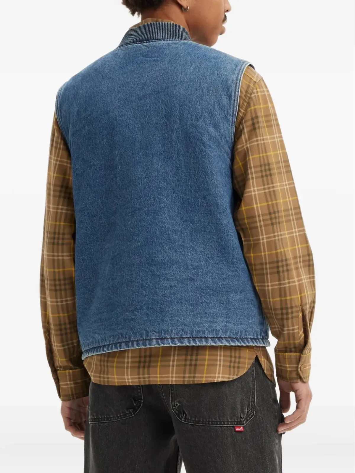 Levi's Sansome ジップポケット付きジレ - ブルー - 画像3