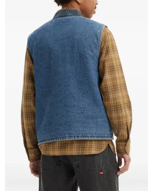 Levi's Sansome ジップポケット付きジレ - ブルー - サムネイル3