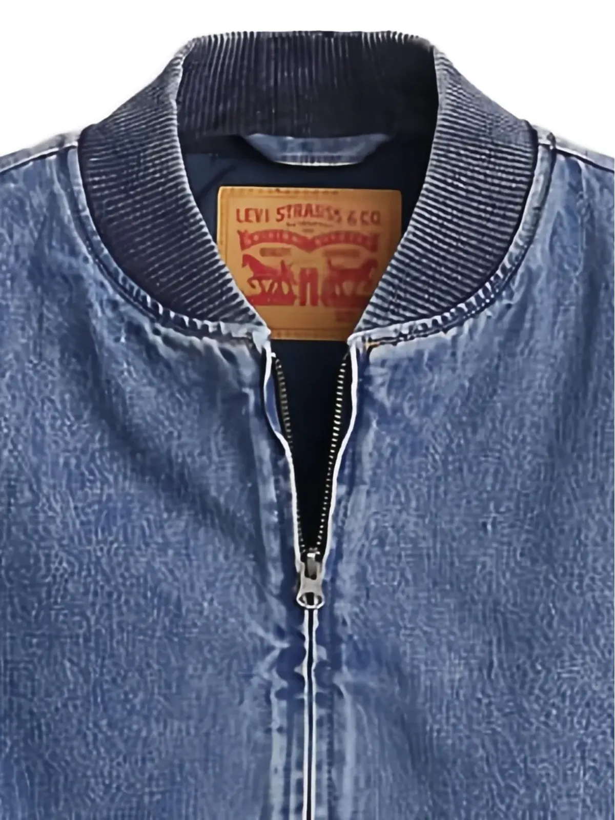 Levi's Sansome ジップポケット付きジレ - ブルー - 画像4