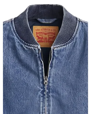 Levi's Sansome ジップポケット付きジレ - ブルー - サムネイル4