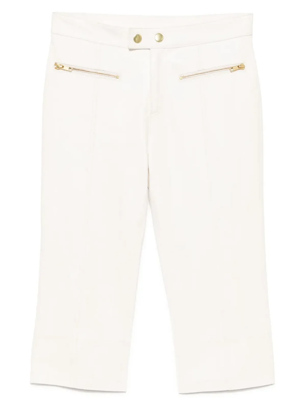 Cynthia Rowley Downtown レザー クロップドパンツ - 画像1