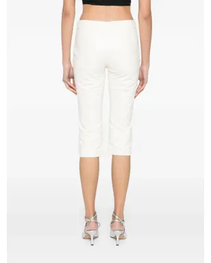 Cynthia Rowley Downtown レザー クロップドパンツ - サムネイル4