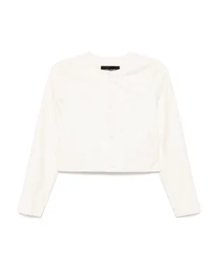 Cynthia Rowley Downtown cropped leather jacket - サムネイル1
