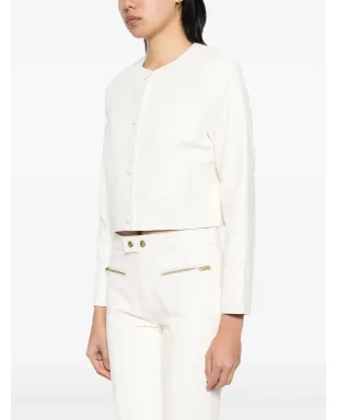 Cynthia Rowley Downtown cropped leather jacket - サムネイル3