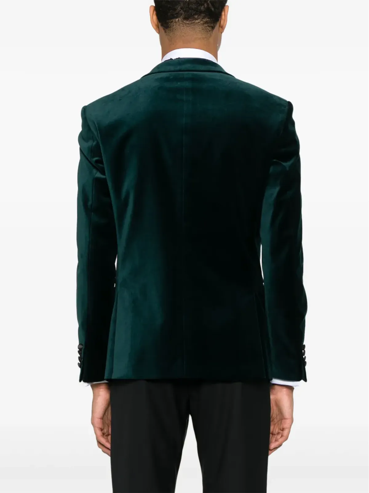 REMUS UOMO ベルベットブレザー グリーン - 画像4