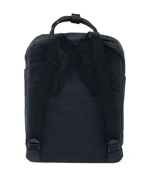 Fjällräven Kånken ロゴバックパック ブラック - サムネイル2