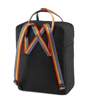 Fjällräven Kånken Rainbowバックパック ブラック - サムネイル2