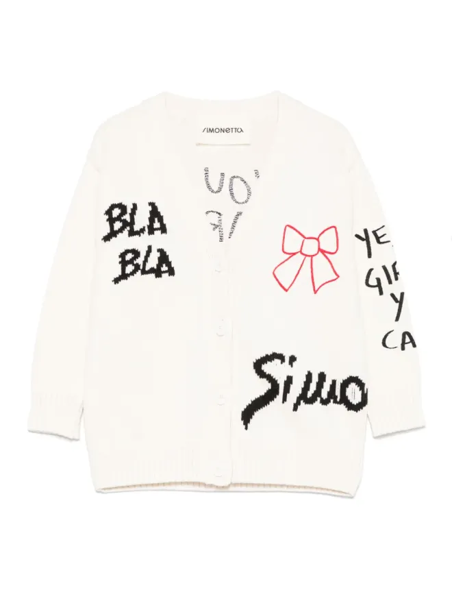 Simonetta Simonetta 刺繍入りカーディガンの商品画像