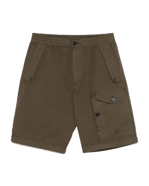C.P. Company コットンカーゴショーツ グリーン - サムネイル1