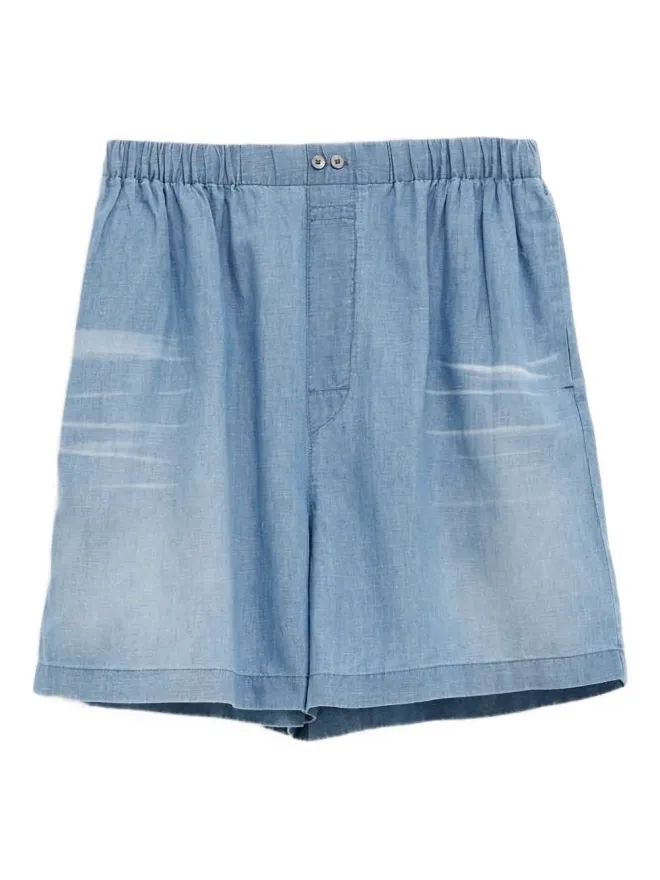 Acne Studios Acne Studios ロゴスタンプショーツの商品画像