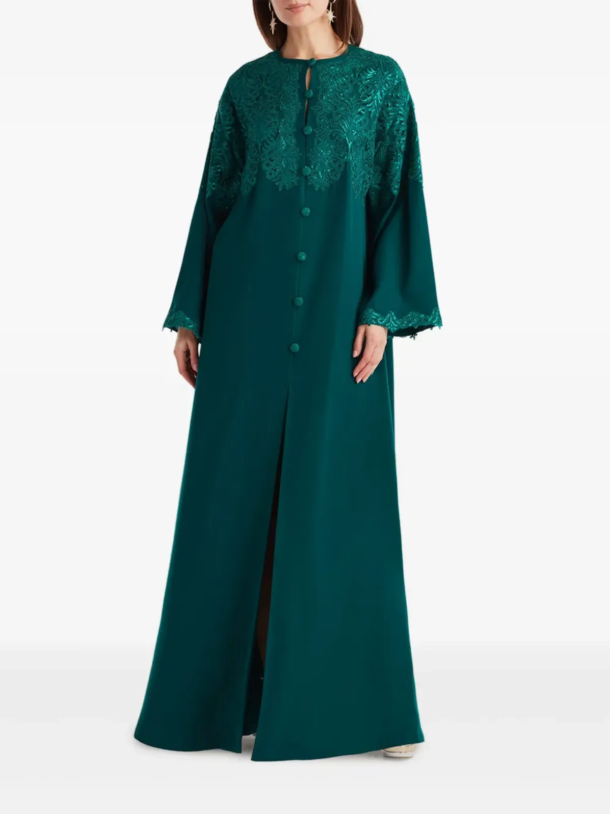 Tadashi Shoji スパンコール装飾ドレス - 画像2
