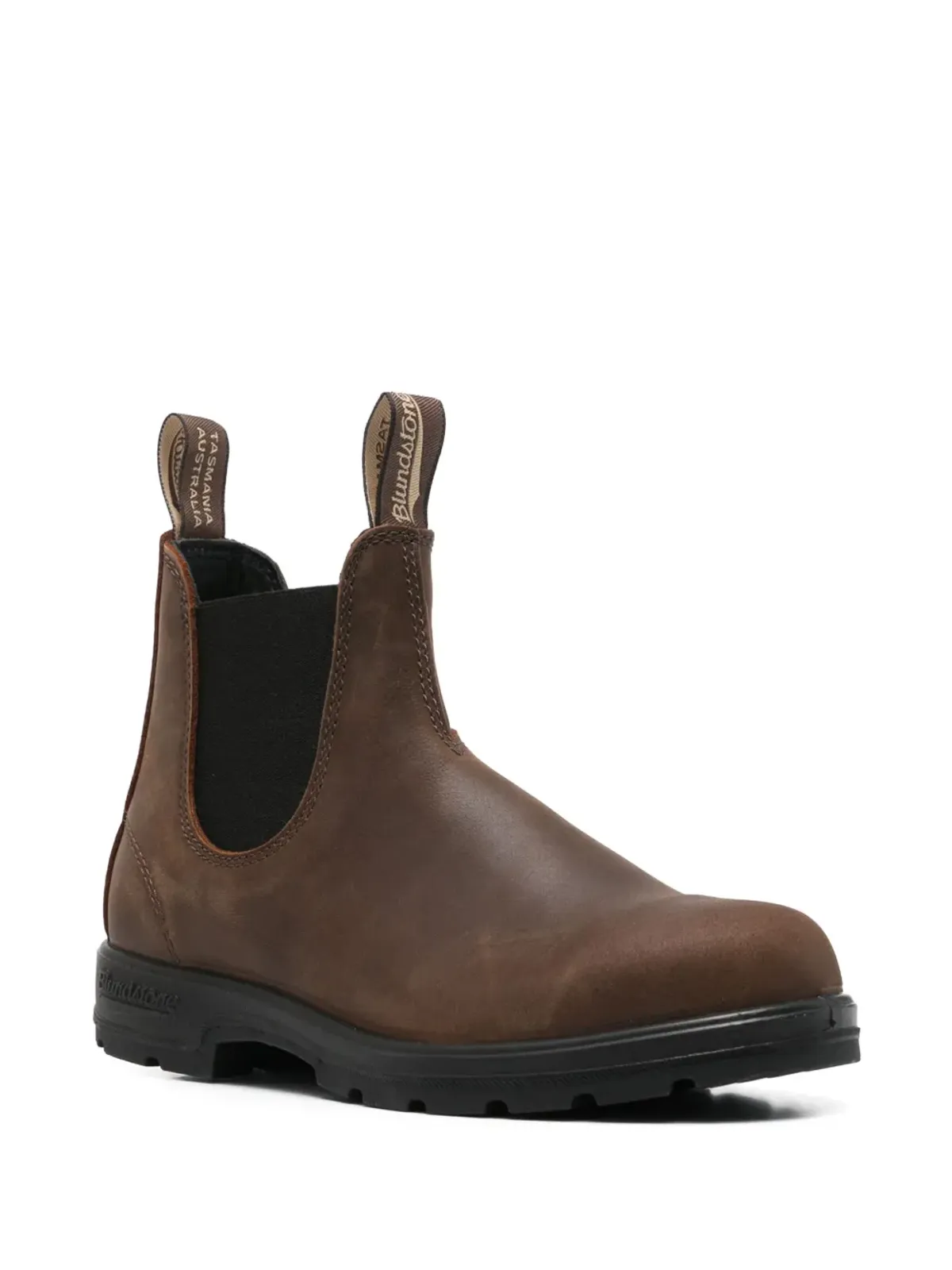 Blundstone ラウンドトゥレザーチェルシーブーツ - 画像2