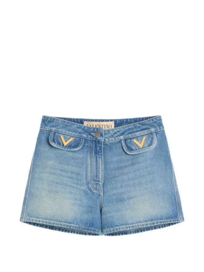 Valentino Garavani Valentino Garavani デニムショーツの商品画像
