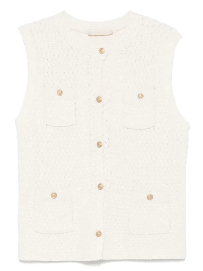 Vanessa Bruno Vanessa Bruno Elisabeth gilet - Neutralsの商品画像