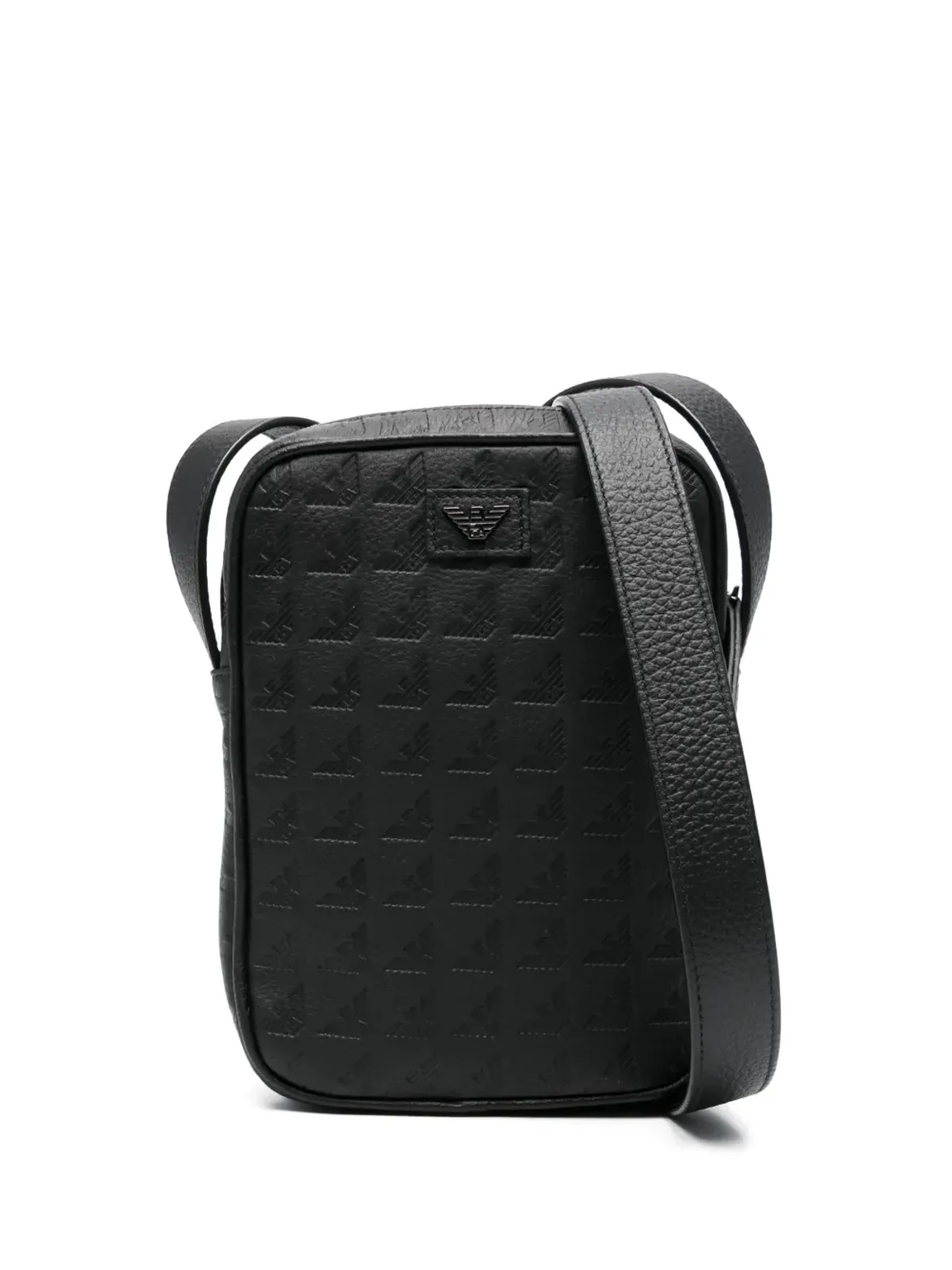 Emporio Armani エンボスドロゴ メッセンジャーバッグ - 画像1