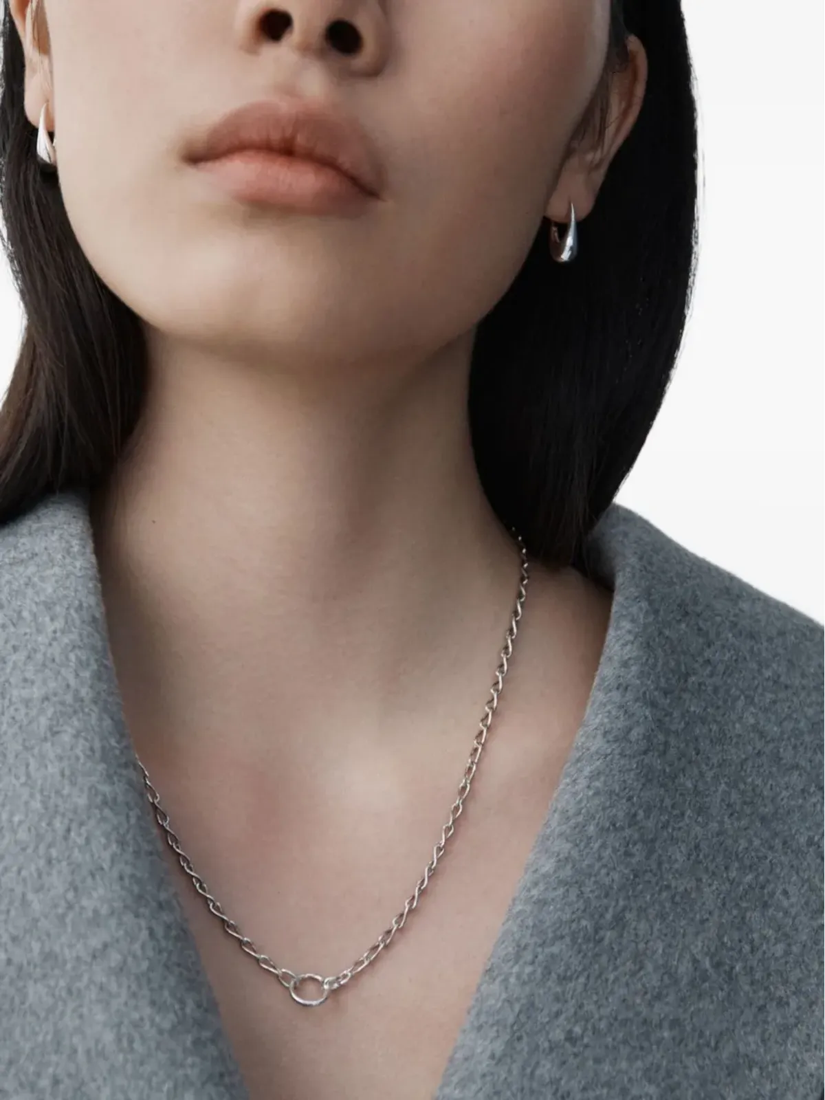 Otiumberg ロスシダ ドロップフープピアス - 画像2