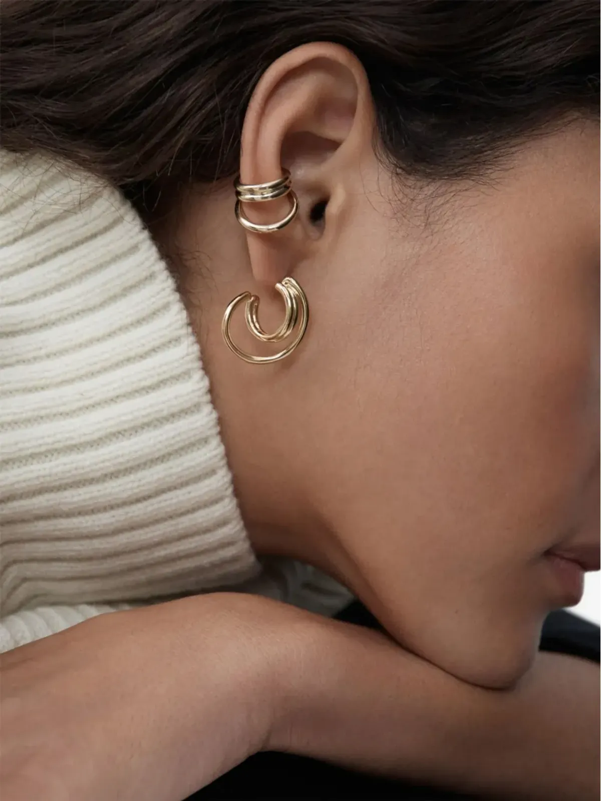 Otiumberg concero ear cuff - Gold - 画像2
