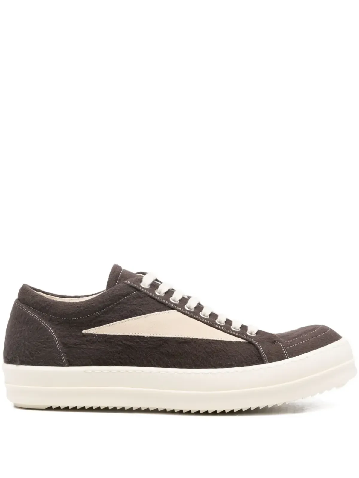 Rick Owens DRKSHDW ビンテージ パネル入りスニーカー - ブラウン - 画像1