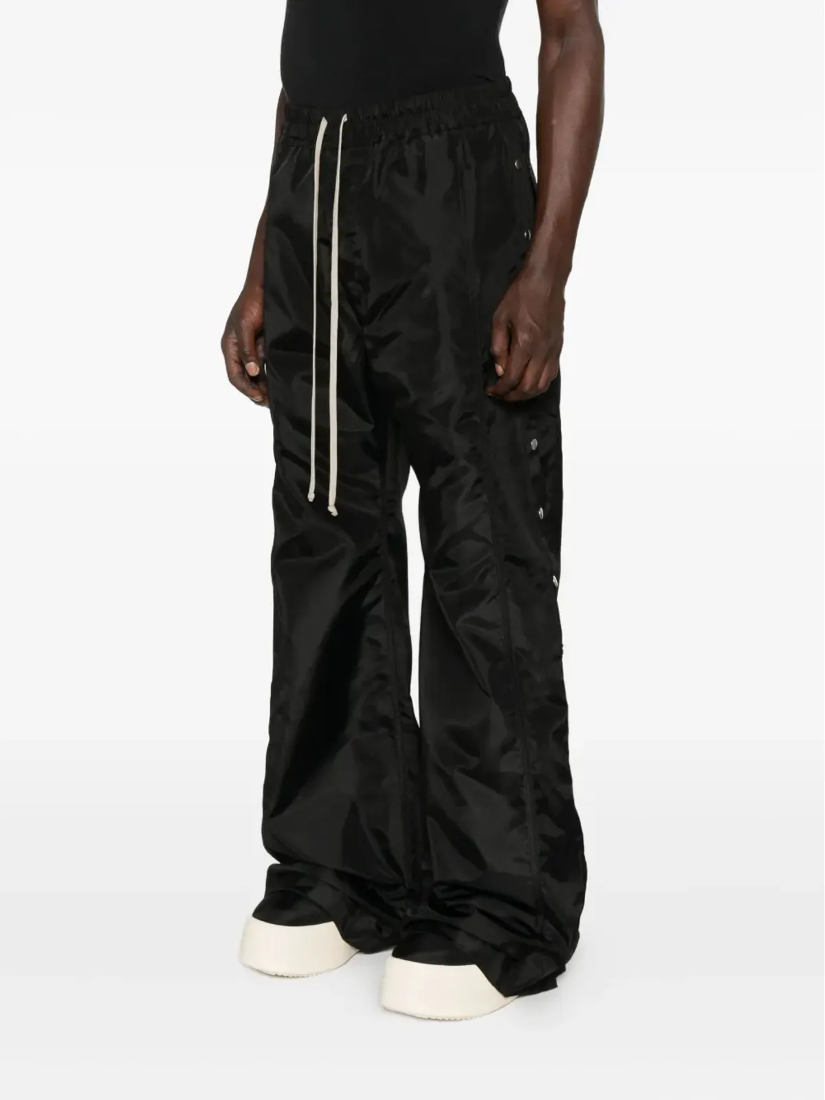 Rick Owens DRKSHDW ドローストリングパンツ ブラック - 画像3