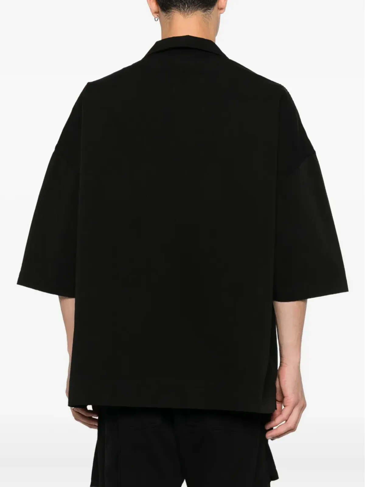 Rick Owens DRKSHDW トミー シャツジャケット ブラック - 画像4