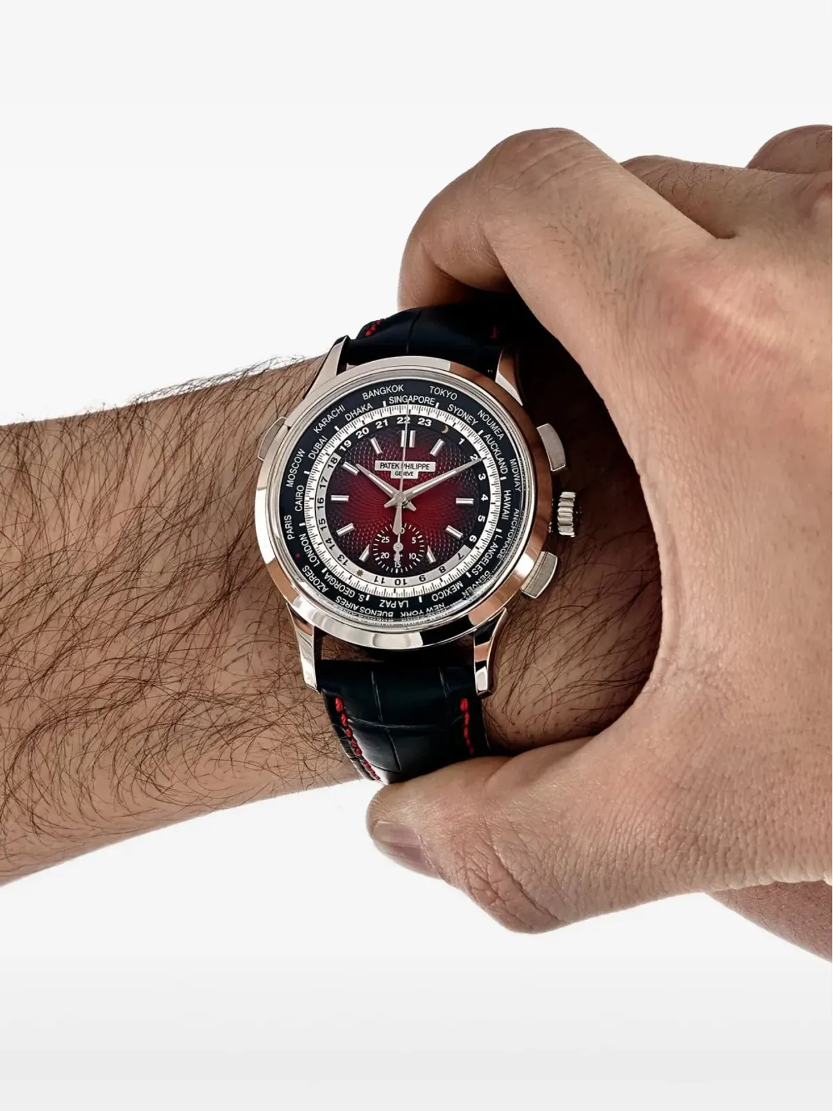 Patek Philippe Pre-Owned ドレスウォッチ Singapore Edition 40mm - レッド - 画像2