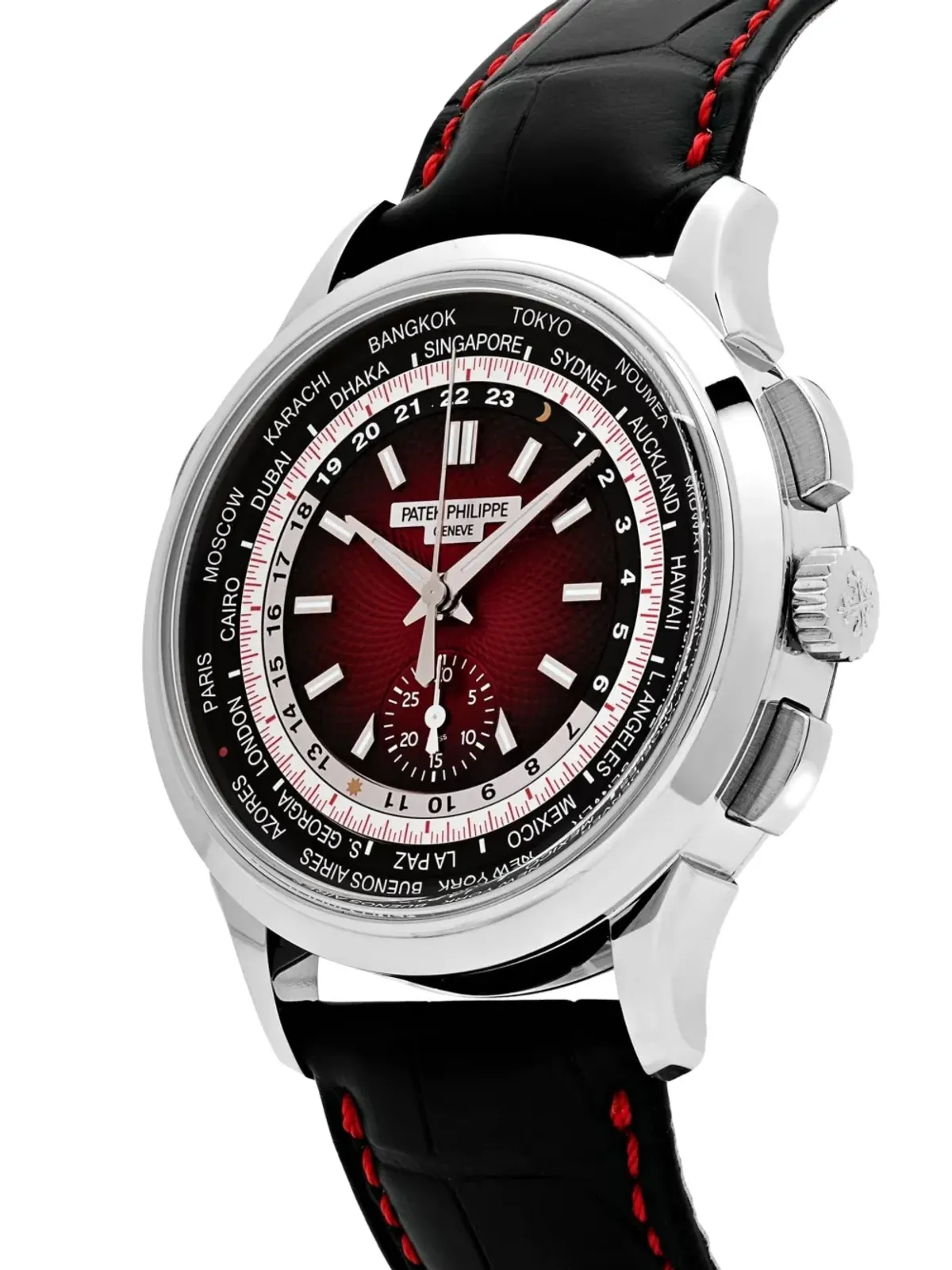 Patek Philippe Pre-Owned ドレスウォッチ Singapore Edition 40mm - レッド - 画像3