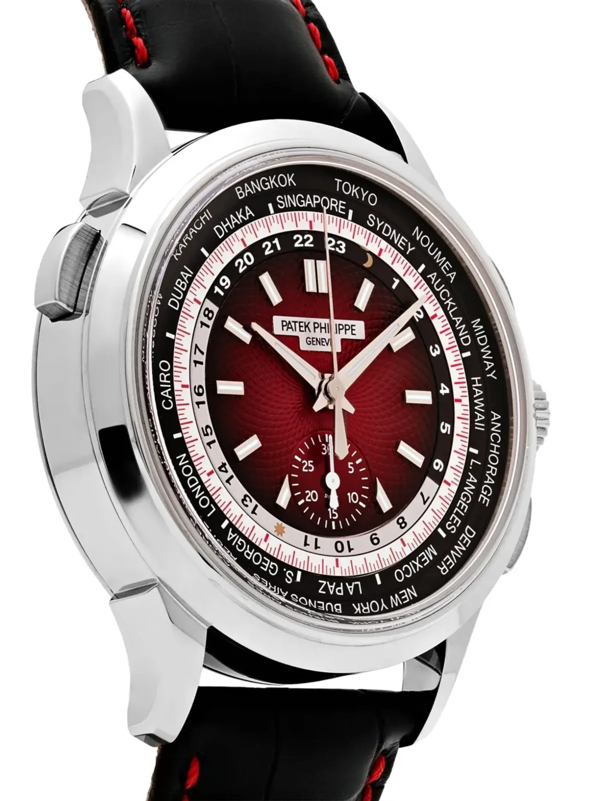 Patek Philippe Pre-Owned ドレスウォッチ Singapore Edition 40mm - レッド - 画像4