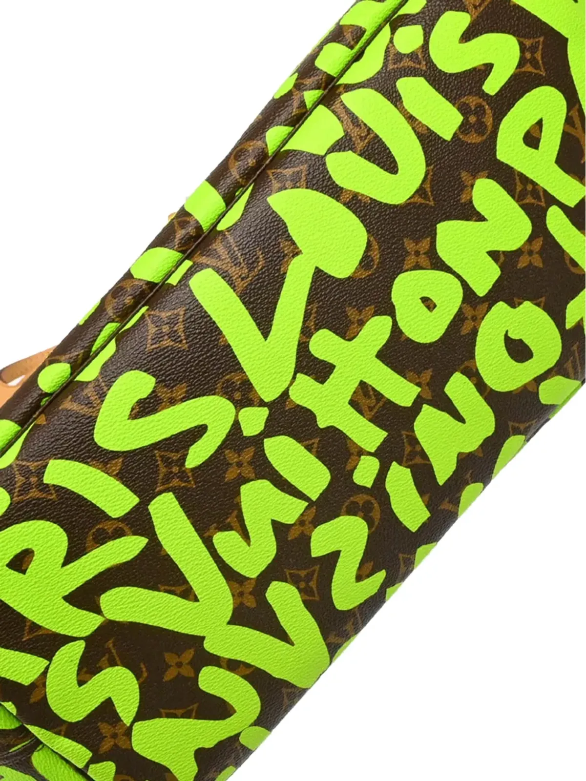 Louis Vuitton ビンテージ x Stephen Sprouse 2009 Neverfull GM トートバッグ - グリーン - 画像5